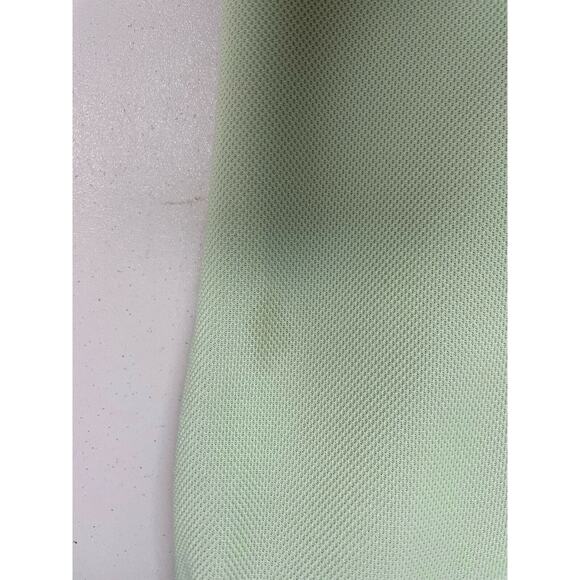 VTG Preppy‎ David Crystal Lacoste Shirt Dress Sz M Midi Pockets Collared green - Picture 6 of 11